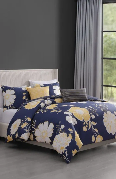 Bebejan Sunglow Reversible 5-piece Comforter Set In Blue
