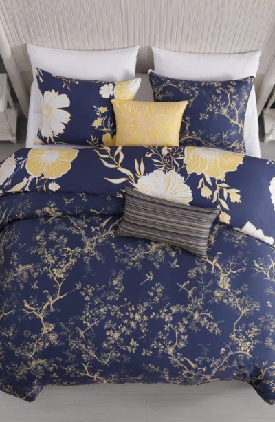 Bebejan Sunglow Reversible 5-piece Comforter Set In Blue