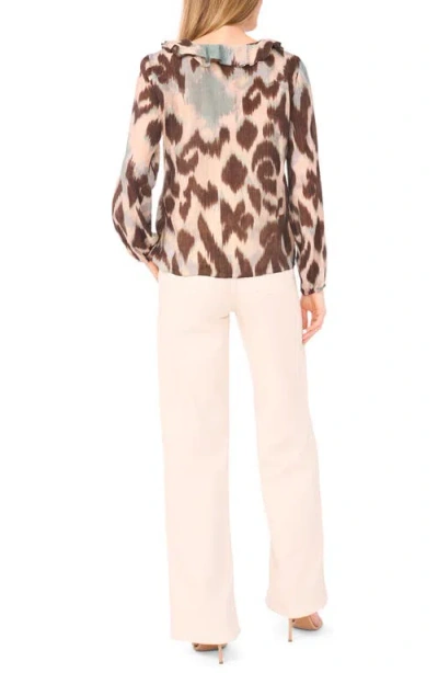 Halogen ® Ruffle Top In Brown