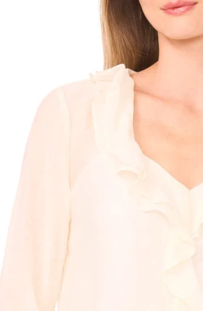 Halogen ® Ruffle Top In White