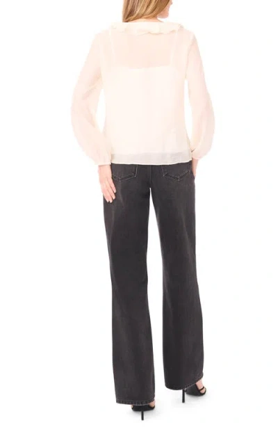 Halogen ® Ruffle Top In White
