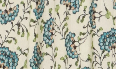 Max Studio Floral Pull-on Maxi Skirt In Green