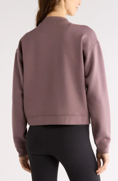 Zella Luxe Snap Front Jacket In Pink