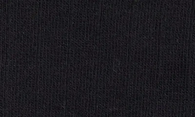 Nordstrom Solid Flat Knit Dress Socks In Black