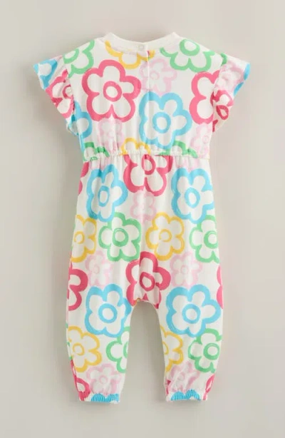 Tucker + Tate Ruffle Sleeve Romper In Multi