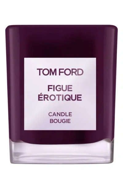 Tom Ford Figue Erotique Candle 6.3 Oz. In Purple
