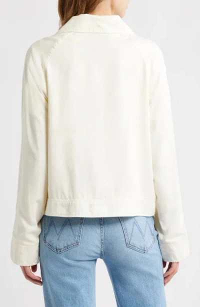 Bernardo Crop Utility Jacket In White