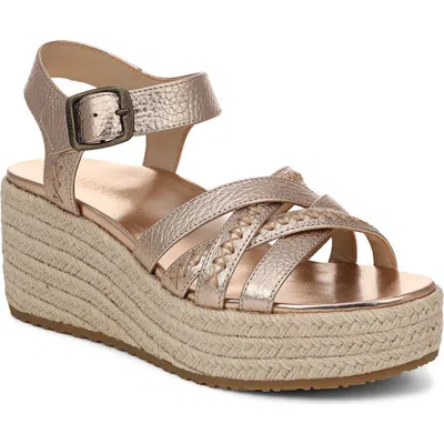 Vionic Danal Platform Wedge In Gold