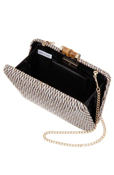 Nina Malia Frame Clutch In Multi