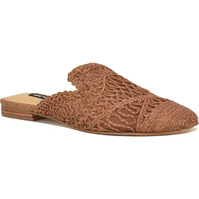 Nine West Camella Mule In Brown
