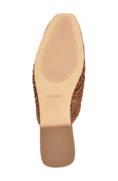 Nine West Camella Mule In Brown