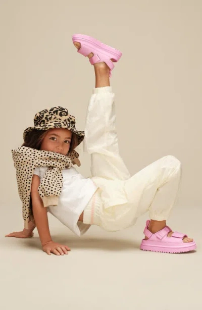 Ugg Goldenglow (toddler/little Kid/big Kid) Kid's Shoes Pink Diamond : 4 Big Kid M, Synthetic/textile In Black
