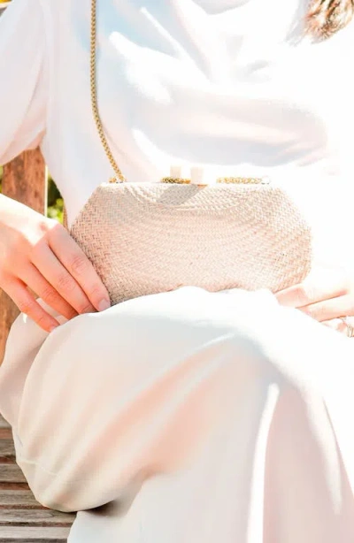 Likha Solid Octagon Clutch In Pink