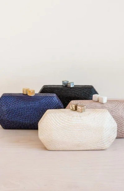 Likha Solid Octagon Clutch In Pink