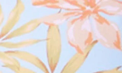 Roxy Tropical Square Neck Bikini Top In Multi