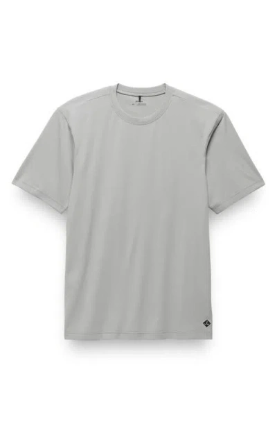 Prana Equalize Crewneck T-shirt In Gray