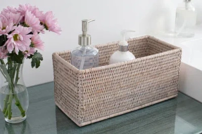 Artifacts Trading Company ™ Artifacts Rattan Rectangular Everything Basket In Nude
