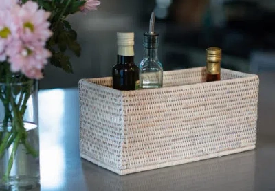 Artifacts Trading Company ™ Artifacts Rattan Rectangular Everything Basket In Nude