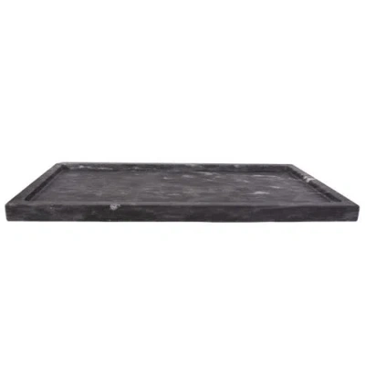 Artifacts Trading Company ™  Rectangular Marble Tray In Black
