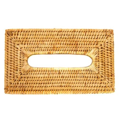Artifacts Trading Company ™ Artifacts Rattan Rectangular Tissue Box Cover In Brown