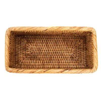 Artifacts Trading Company ™ Artifacts Rattan Rectangular Everything Basket In Brown