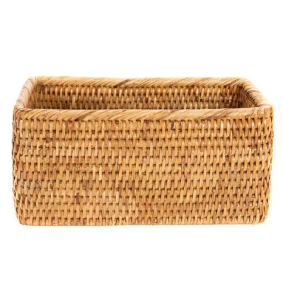 Artifacts Trading Company ™ Artifacts Rattan Rectangular Everything Basket In Brown