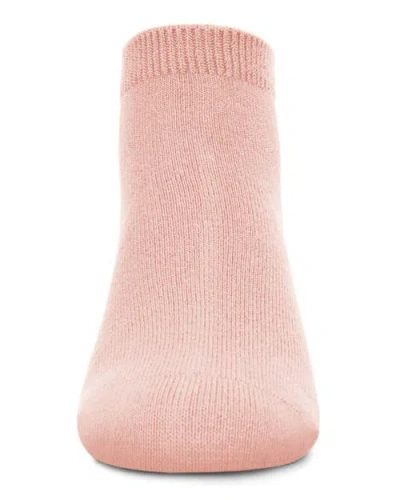 Memoi Basic Silky-soft Gauge Ankle Sock In Pink
