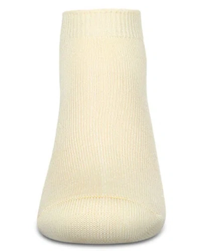 Memoi Basic Silky-soft Gauge Ankle Sock In Neutral