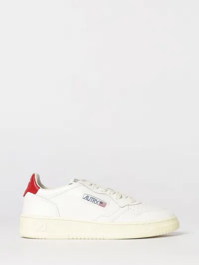 Autry Medalist Low Sneakers In Soft Leather With Cushioned Comfort In White