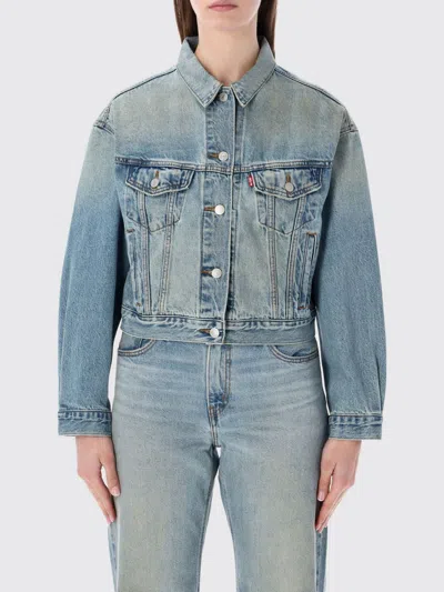 Levi's Levi S 90s Cropped Trucker Jacket In Blue