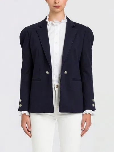 Twinset Decorative-button Blazer In Blue