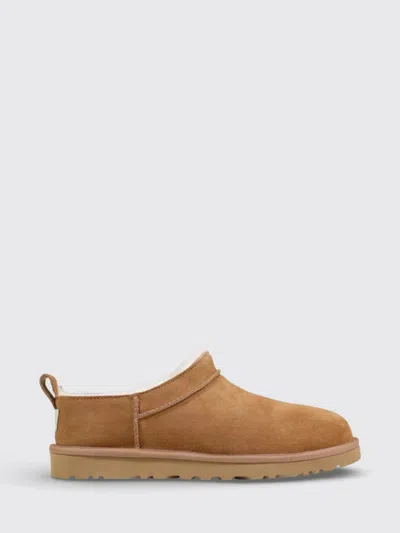 Ugg Classic Micro Low Suede Ankle Boot In Brown