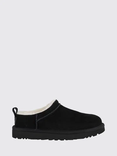 Ugg Classic Micro Short Suede Ankle Boots In Black
