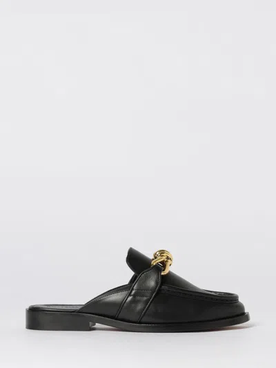 Bottega Veneta Astaire Knot Leather Loafer Mules In Black
