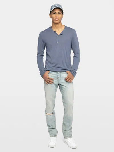Zadig & Voltaire Pullover Mit Logo In Blue