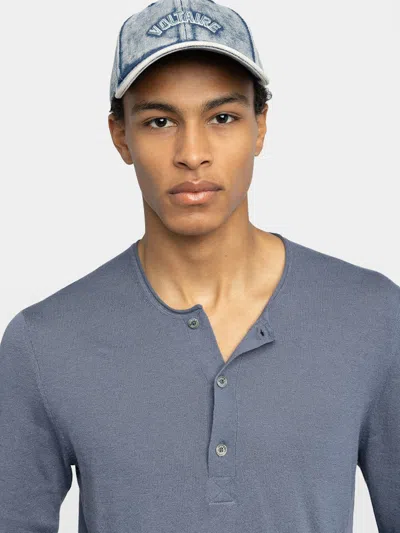 Zadig & Voltaire Pullover Mit Logo In Blue