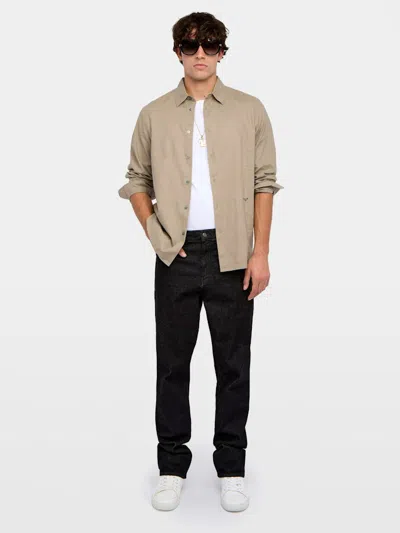 Zadig & Voltaire Sid Button Shirt In Gold