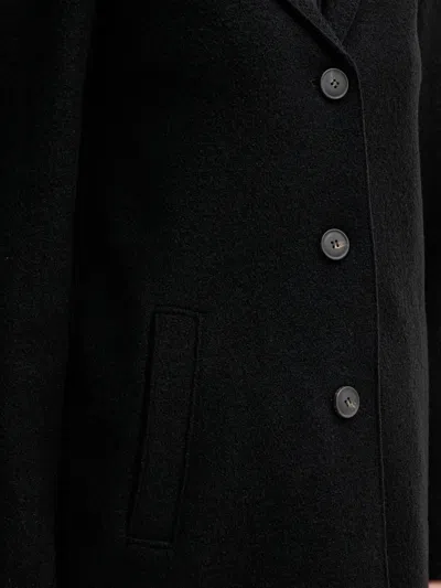 Ouí Button Coat In Black