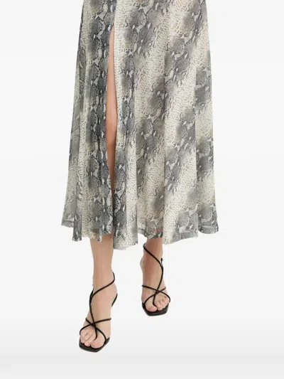 Bardot Lea Printed Mesh Dress In Multi