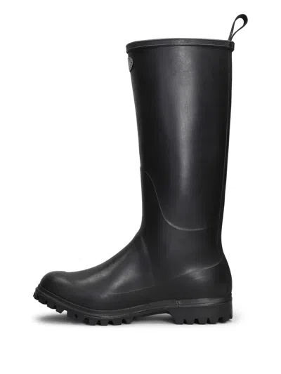 Superga Pull-tab Boots In Black