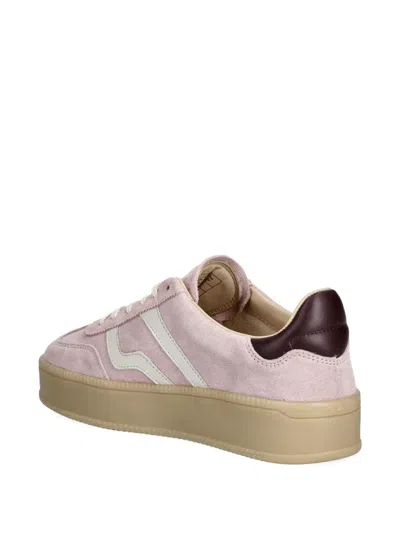 Gant Stripe Panel Sneakers In Pink