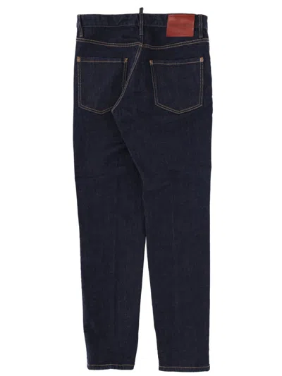 Dsquared2 Teddy Jeans In Blue