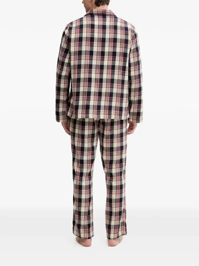 Gant Checked Pajama Set In Multi