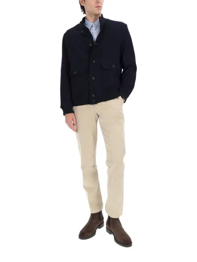 Fay Classic Sports Jacket For Men In Blue