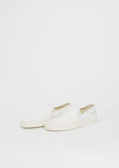 Common Projects Canvas Minimal Low Sneaker In White