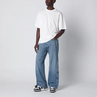 Off-white Graphic Print Relaxed Fit Short Sleeve T-shirt In White