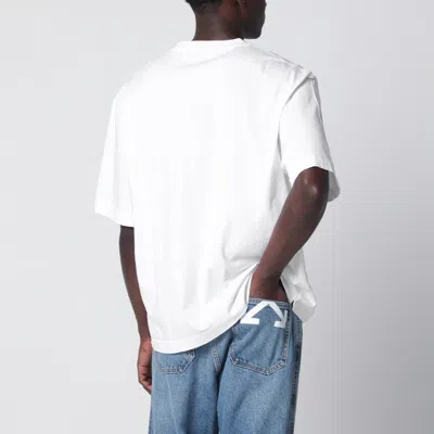 Off-white Graphic Print Relaxed Fit Short Sleeve T-shirt In White