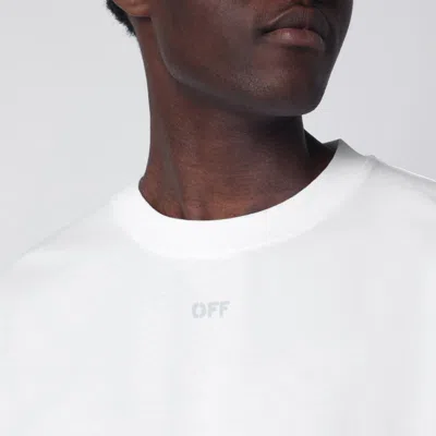 Off-white Graphic Print Relaxed Fit Short Sleeve T-shirt In White