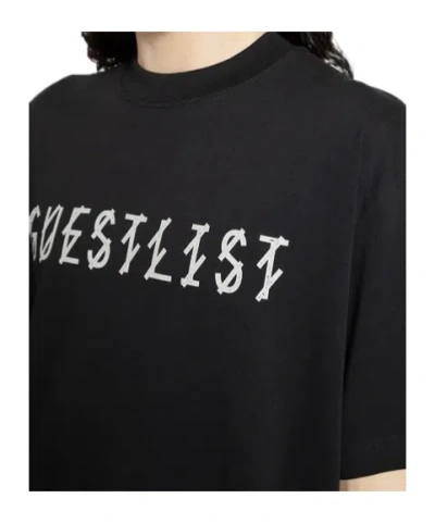 44 Label Group Oversized T-shirt With Unique Stampaint Design In Black