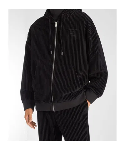 Fendi Sweatshirt In Black